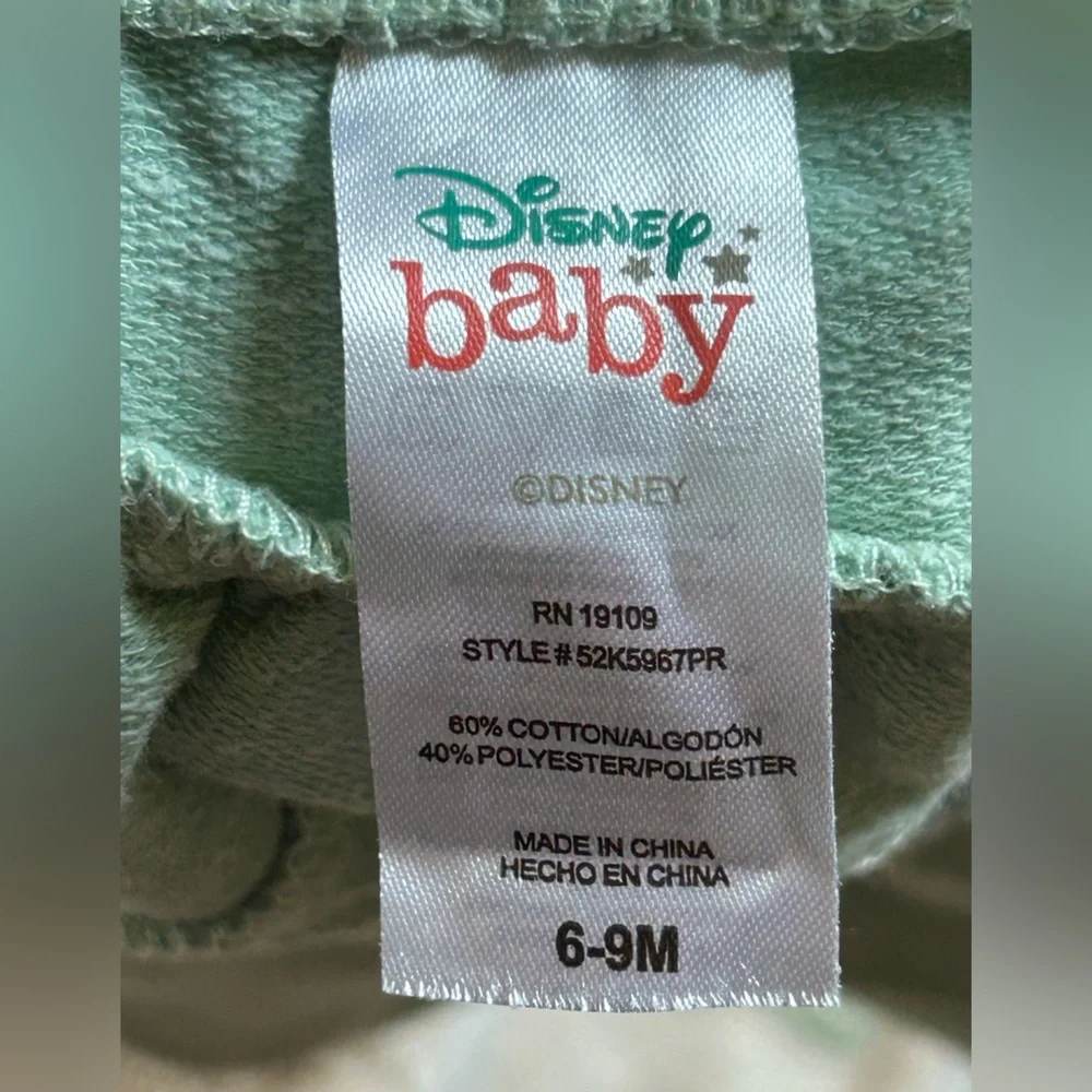 DISNEY Little Mermaid Graphic Baby Girl Twins Outfit Set Size 6-9 months